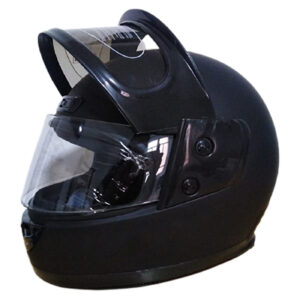 Casco De Moto Integral Negro Mate Hombre / Mujer unisex