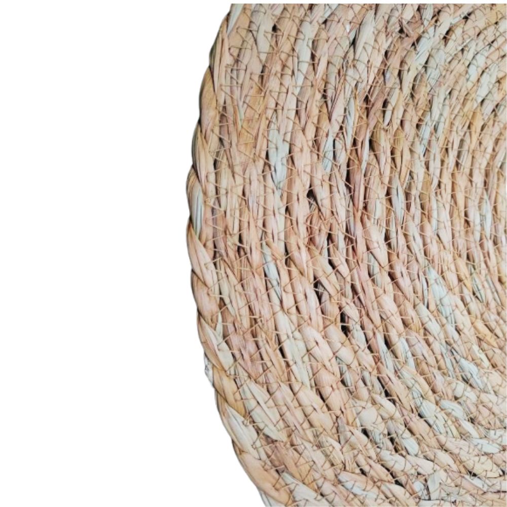 Individuales de Yute Redondos de Corchorus Natural 35 cm – Estilo Rústico y Ecológico - Imagen 3