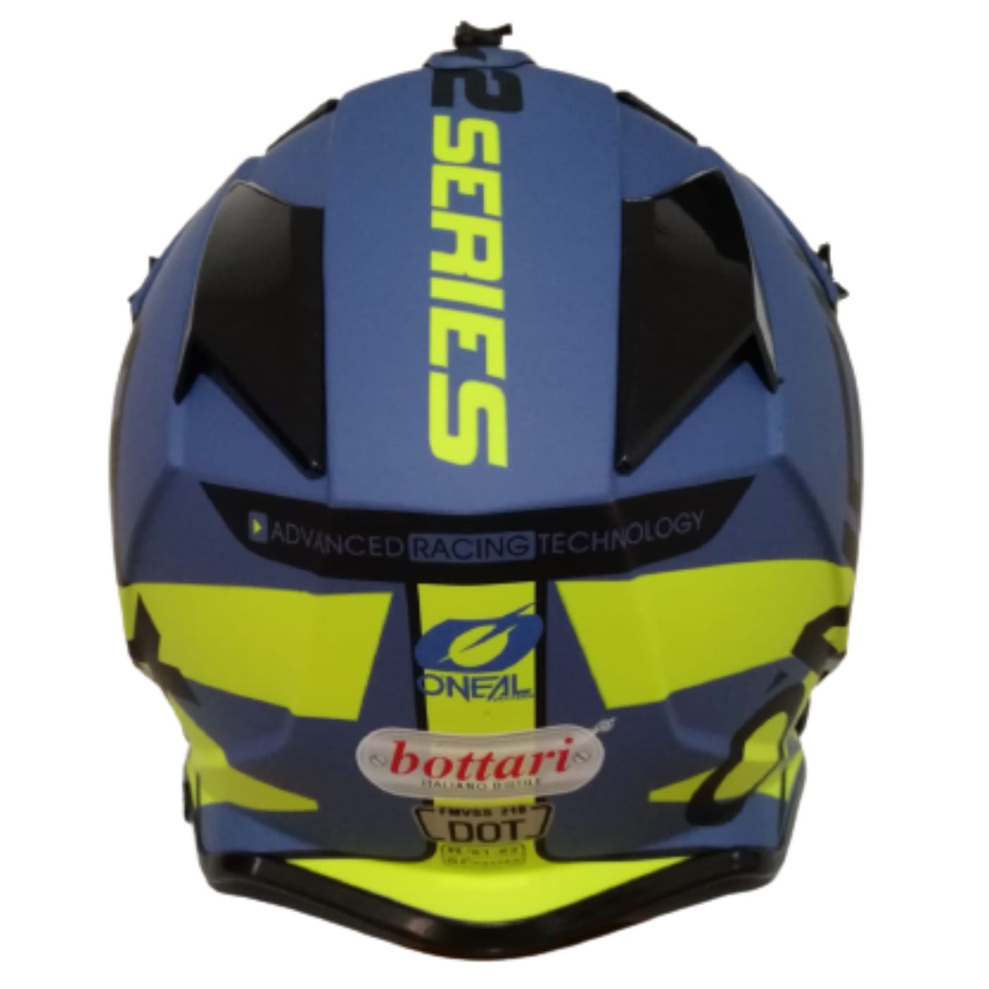 Casco motocross Opalo Certificado en azul - Imagen 3