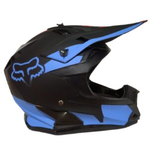 Casco motocross Trueno Certificado en Azul