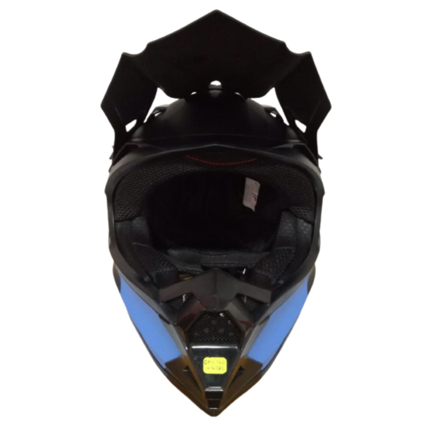 Casco motocross Trueno Certificado en Azul - Imagen 3