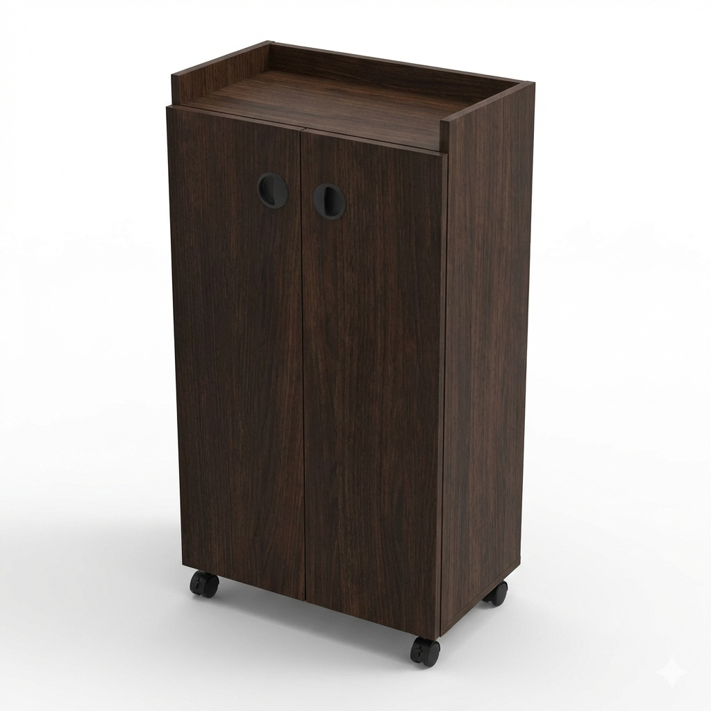 Zapatera de Melamina Marron 95x32x48 cm | Organización Moderna y Compacta