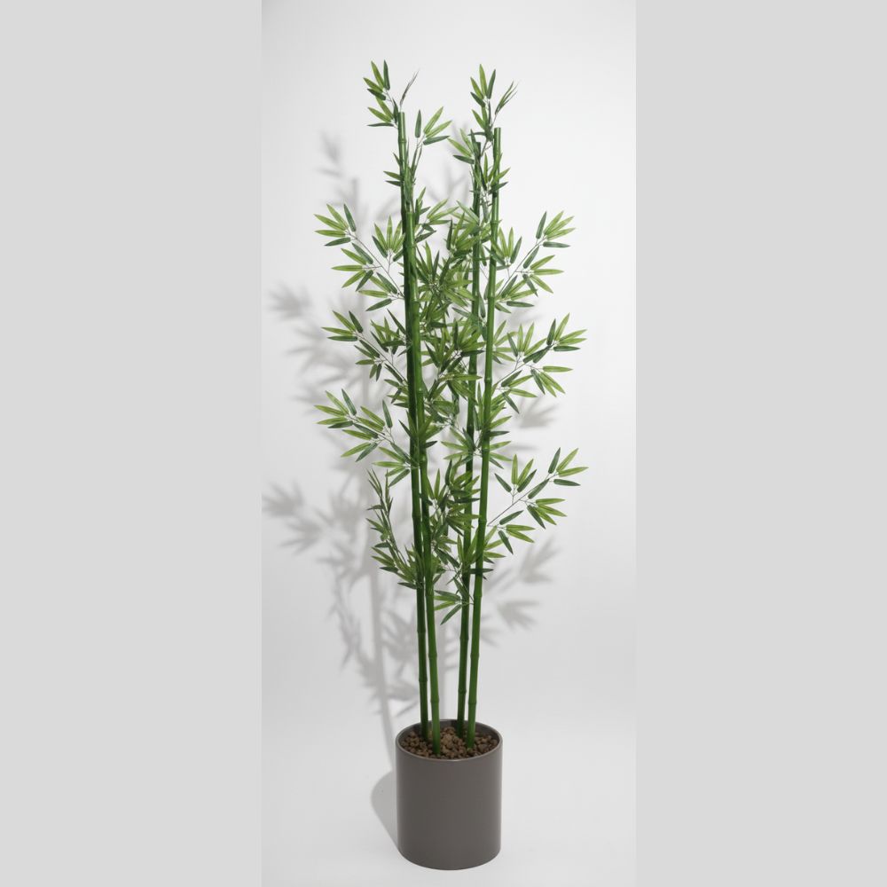 Planta Artificial Bambú con Hojas 190 cm – Decoración Natural para Hogar u Oficina - Imagen 2