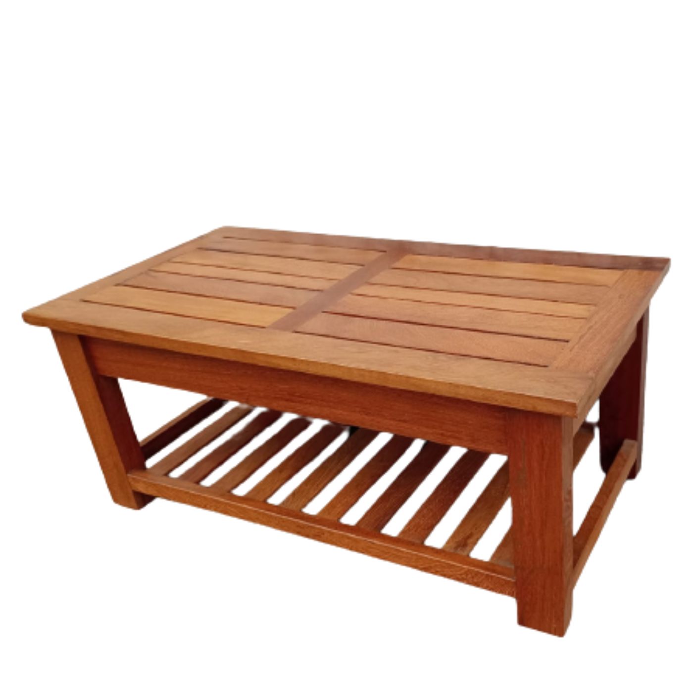 Mesa de Centro Paracas en Madera Tornillo 95 cm Estilo Rústico para Sala - Imagen 3