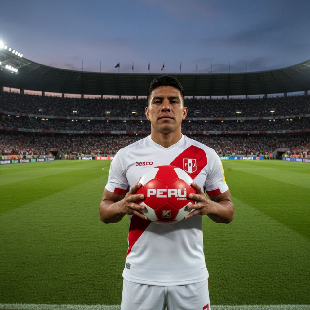 Pelota de Fútbol de Perú Roja N°5 | Balón Deportivo Oficial para Entrenamiento y Juego - Imagen 2