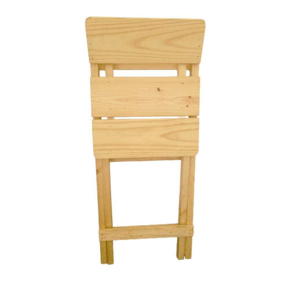 Fenomenal Silla Plegable en Madera Pino Natural – Práctica y Elegante 2.0 - Imagen 4