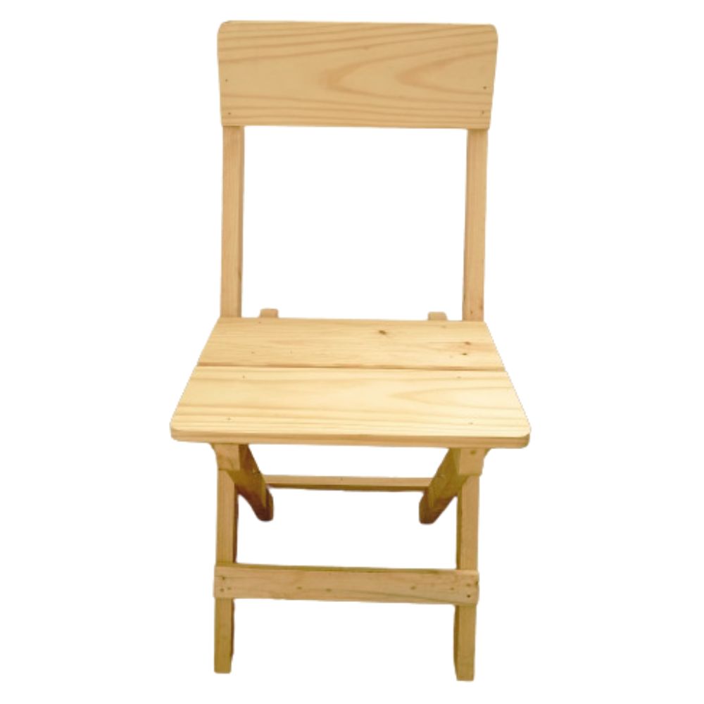 Fenomenal Silla Plegable en Madera Pino Natural – Práctica y Elegante 2.0 - Imagen 3