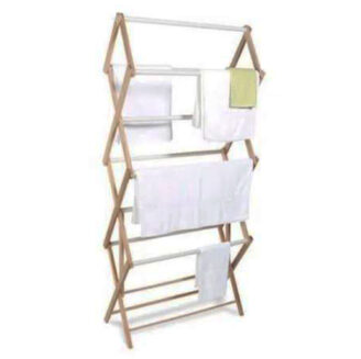Tendedeo plegable en madera 170x65cm - Imagen 2