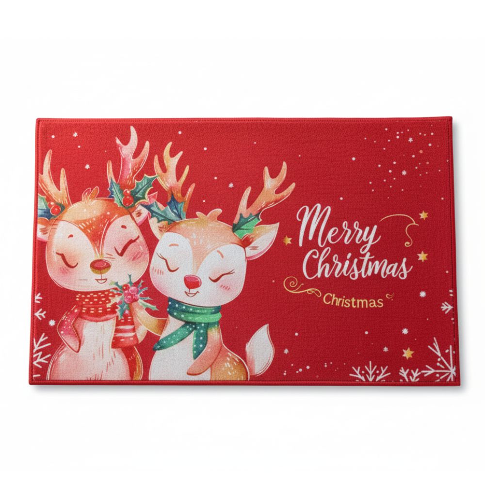 Funda Navideña para Puerta en Alto Relieve | Decoración Navidad Premium