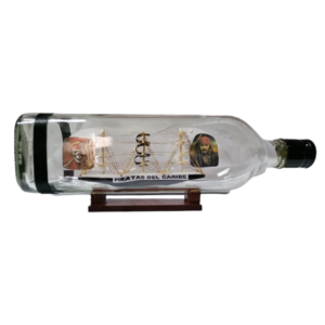 Botella decorativa de Piratas del Caribe