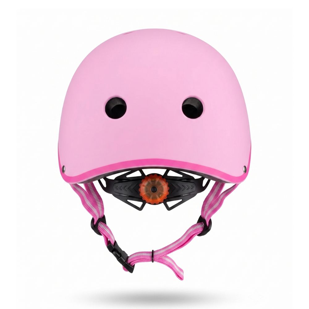 Casco para Bicicleta Ollie Kids Rosado Talla XS con Luz LED Trasera – Protección para Niñas - Imagen 2