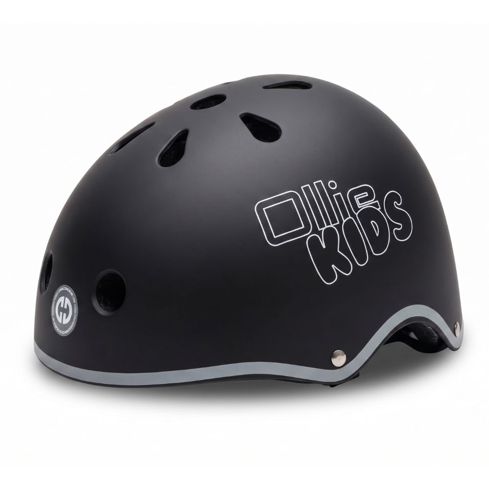Casco para Bicicleta Ollie Kids Negro Talla XS con Luz LED Trasera – Protección para Niños - Imagen 4