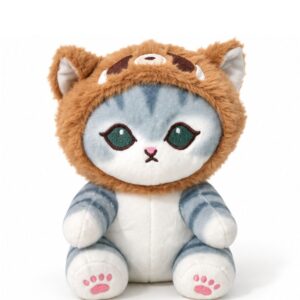 Peluche Gatito Kawaii con Capucha – Suave y Tierno