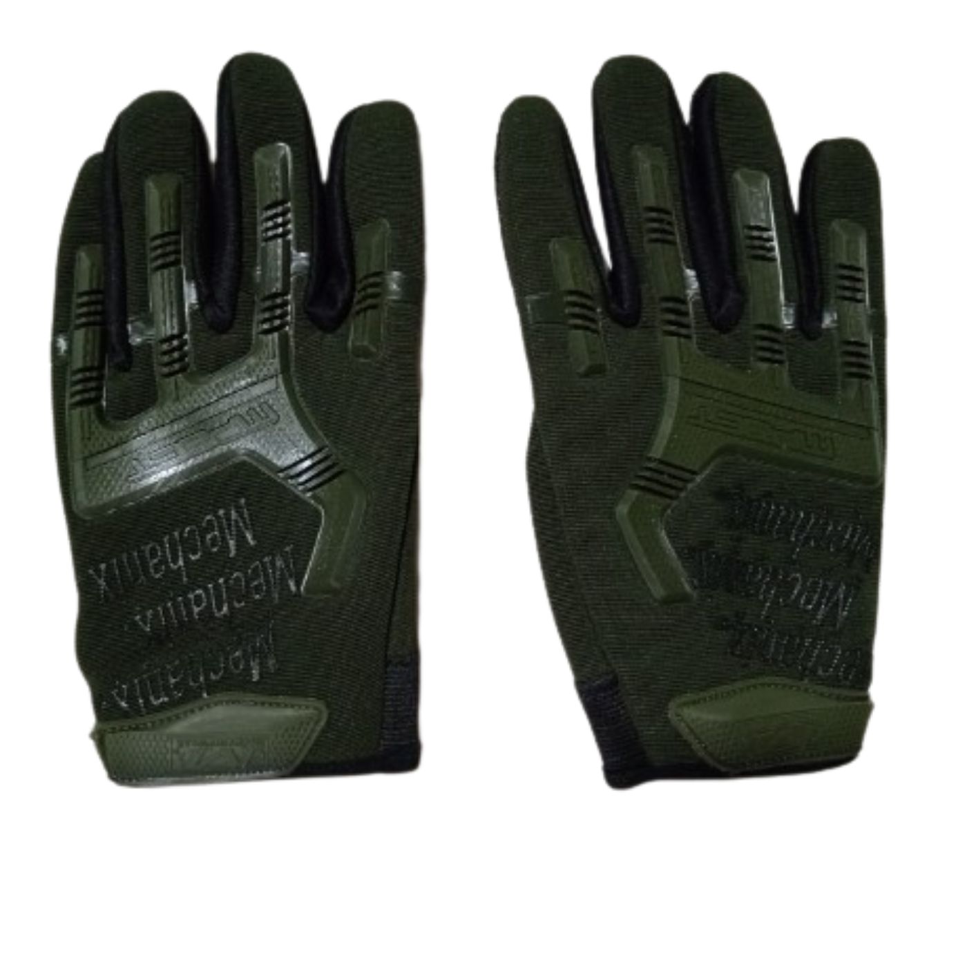 Guantes de Moto Táctiles LONGIN Verde Olivo – Protección en Nudillos y Pantalla Táctil - Imagen 4