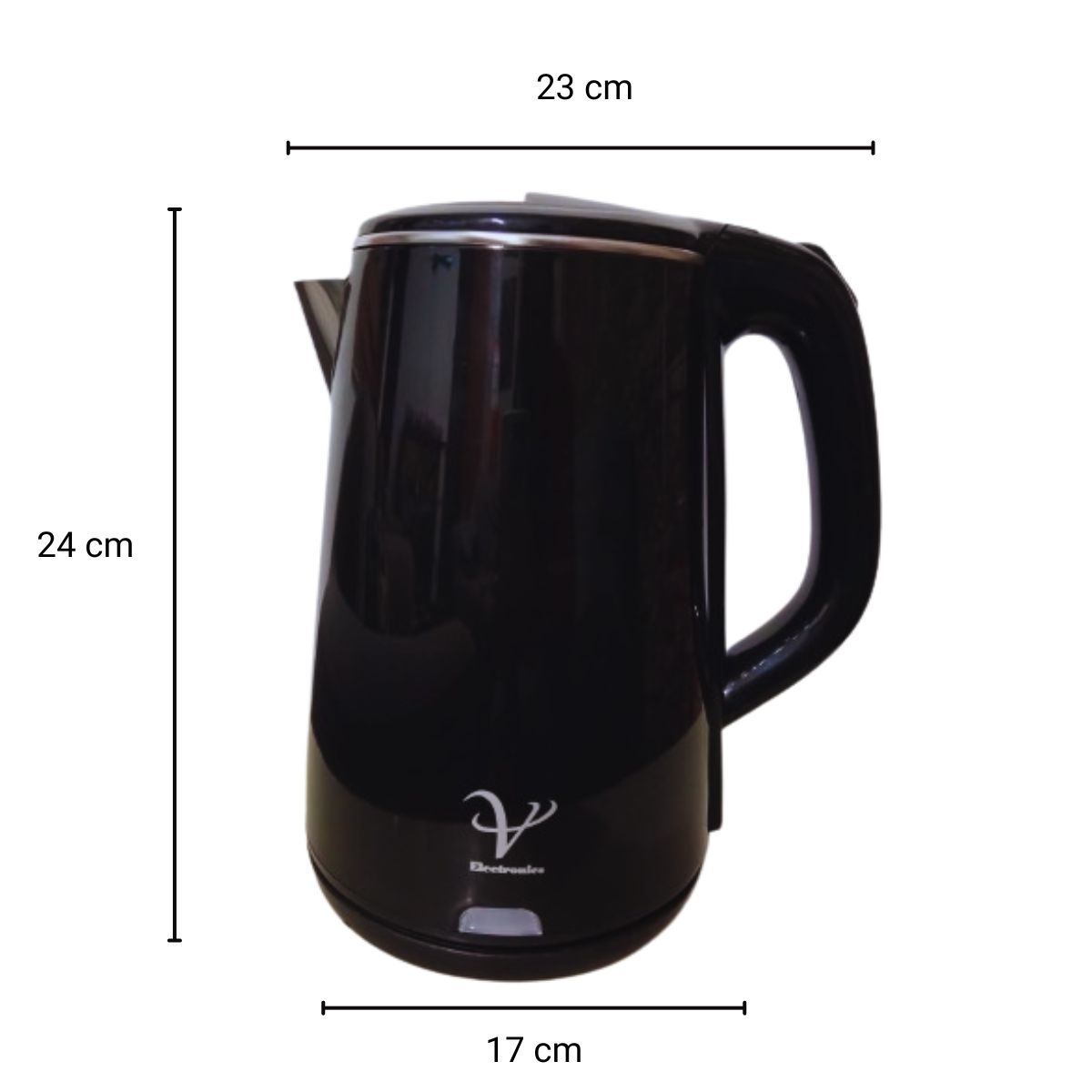 Jarra Eléctrica de Agua 2L Negra – Hervidor Rápido con Apagado Automático - Imagen 5