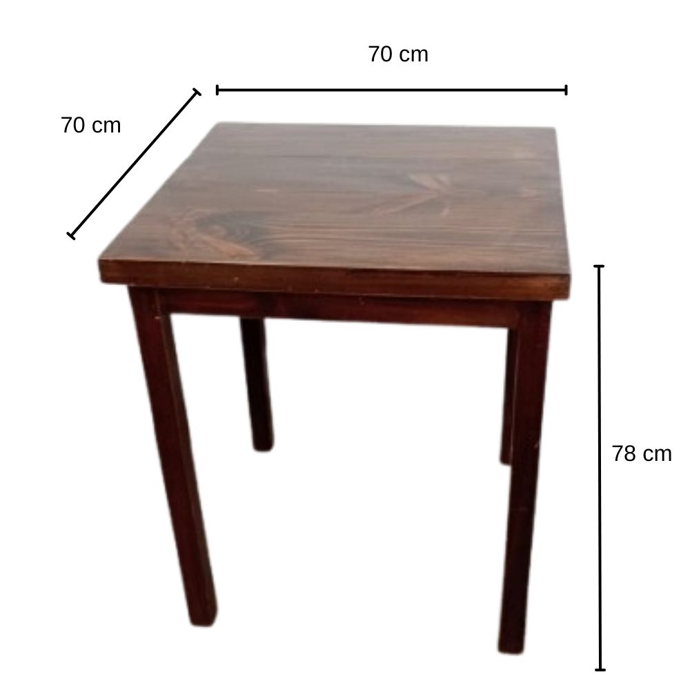 Juego Comedor Rústico Nermina 4 Sillas en Marrón | Asombroso Estilo y Comodidad para tu Hogar - Imagen 3