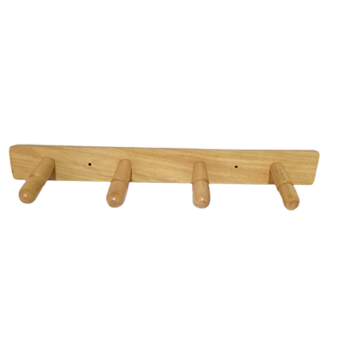 Perchero de Pared en Madera Pino – 4 Perchas, 40×11×5 cm, Acabado Semibrillante Laqueado - Imagen 2
