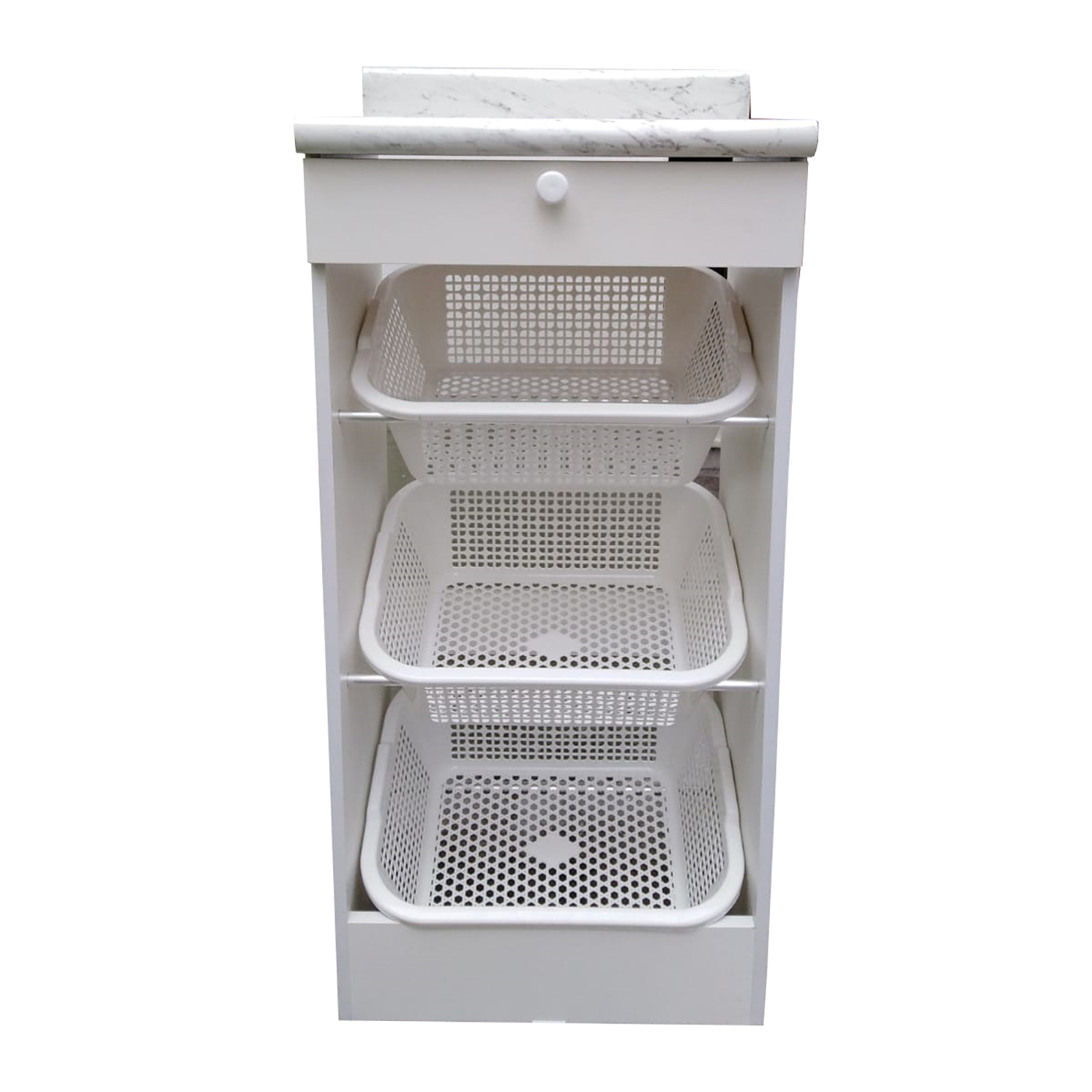 Majestuoso Muebles de Cocina 2 en 1 Repostero y Verdulero Línea Blanca - Imagen 6