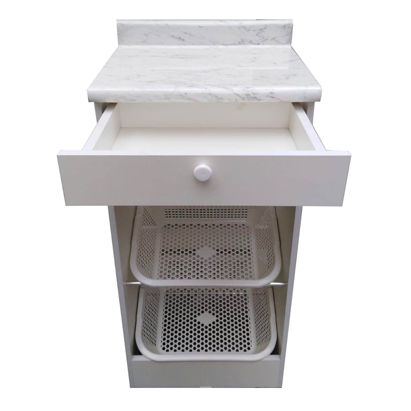 Majestuoso Muebles de Cocina 2 en 1 Repostero y Verdulero Línea Blanca - Imagen 7
